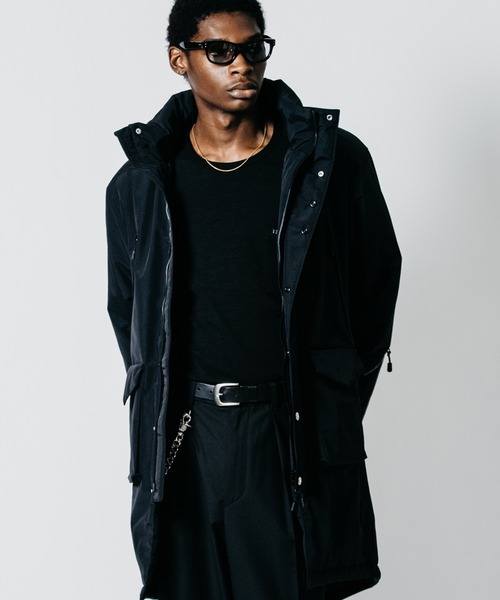 CRIMIE(クライミー)の「3-LAYER LONG WESTERN MODS PARKA COAT(ナイロンジャケット・メンズ・ブラック・XXL/XL/L/M/S)」の1枚目の写真