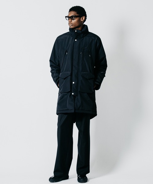 CRIMIE(クライミー)の「3-LAYER LONG WESTERN MODS PARKA COAT(ナイロンジャケット・メンズ・ブラック・XXL/XL/L/M/S)」の2枚目の写真