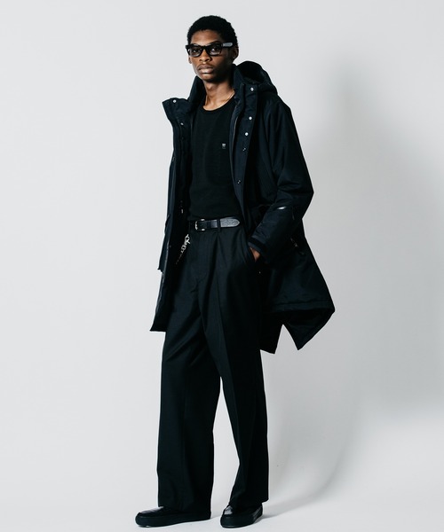 CRIMIE(クライミー)の「3-LAYER LONG WESTERN MODS PARKA COAT(ナイロンジャケット・メンズ・ブラック・XXL/XL/L/M/S)」の10枚目の写真