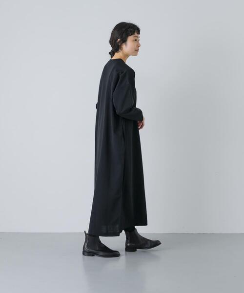 かぐれ(カグレ)の「『2サイズ展開』ストレートワイドカットワンピース(ワンピース・レディース・ブラック・0/1)」の18枚目の写真