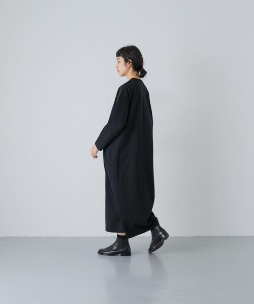 かぐれ(カグレ)の「『2サイズ展開』ストレートワイドカットワンピース(ワンピース・レディース・ブラック・0/1)」の20枚目の写真
