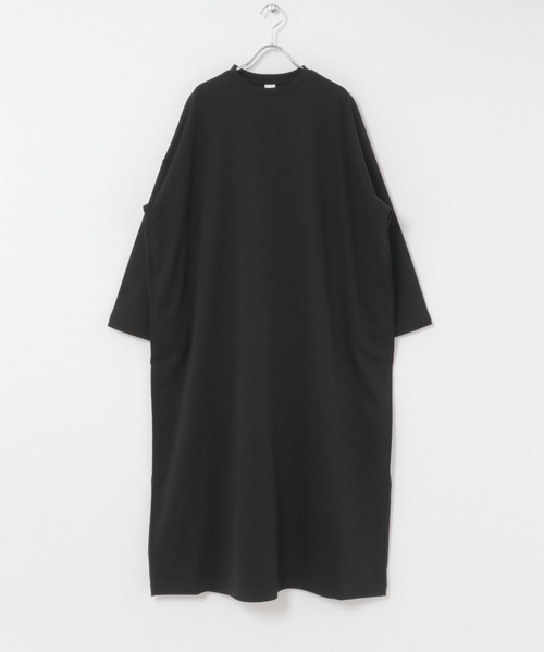 かぐれ(カグレ)の「『2サイズ展開』ストレートワイドカットワンピース(ワンピース・レディース・ブラック・0/1)」の12枚目の写真