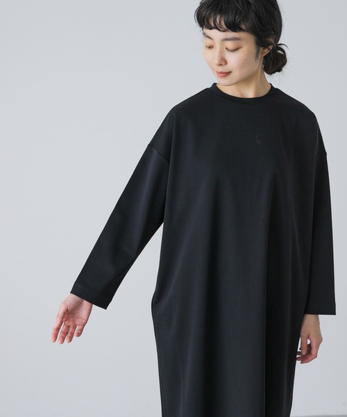 かぐれ(カグレ)の「『2サイズ展開』ストレートワイドカットワンピース(ワンピース・レディース・ブラック・0/1)」の11枚目の写真