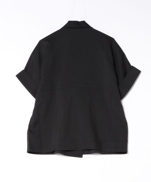おしゃれスタ(オシャレスタ)の「半袖ダブルボタンジャケット(その他アウター・レディース・ブラック/ベージュ・M/L/XL)」の6枚目の写真