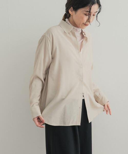 URBAN RESEARCH DOORS(アーバンリサーチドアーズ)の「レーヨン混アソートシャツ(シャツ/ブラウス・レディース・ベージュ系その他/チェック/ストライプ・FREE)」の18枚目の写真
