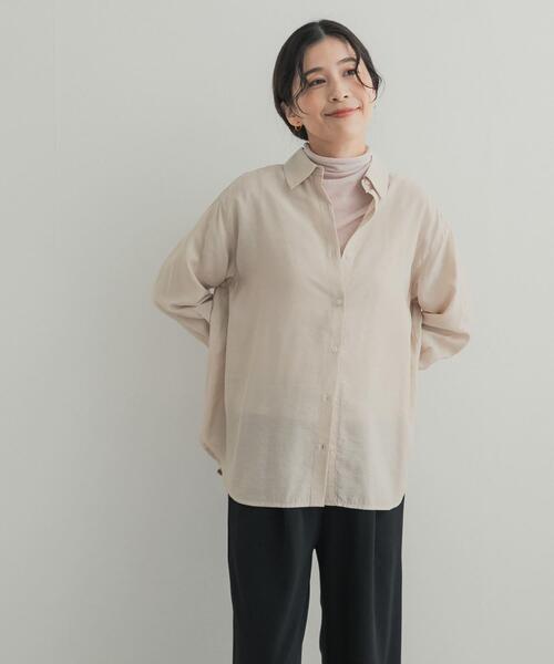 URBAN RESEARCH DOORS(アーバンリサーチドアーズ)の「レーヨン混アソートシャツ(シャツ/ブラウス・レディース・ベージュ系その他/チェック/ストライプ・FREE)」の10枚目の写真