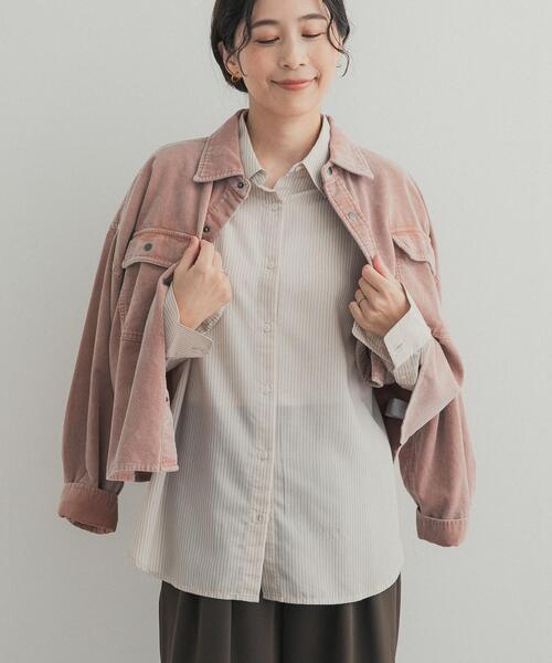URBAN RESEARCH DOORS(アーバンリサーチドアーズ)の「レーヨン混アソートシャツ(シャツ/ブラウス・レディース・ベージュ系その他/チェック/ストライプ・FREE)」の15枚目の写真