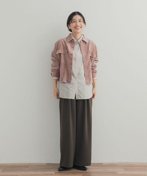 URBAN RESEARCH DOORS(アーバンリサーチドアーズ)の「レーヨン混アソートシャツ(シャツ/ブラウス・レディース・ベージュ系その他/チェック/ストライプ・FREE)」の6枚目の写真