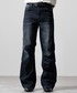 CLEL（クレイル）の「【CLEL】3D Tuck Denim Pants / 3Dタック デニムパンツ（デニムパンツ・S）」