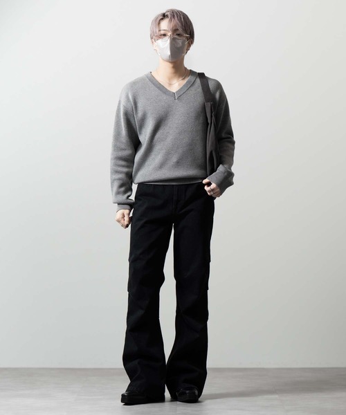 CLEL（クレイル）の「【CLEL】3D Tuck Denim Pants / 3Dタック デニムパンツ（デニムパンツ・メンズ・ネイビー/ブラック/インディゴブルー・XS/S/M/L）」の21枚目の写真