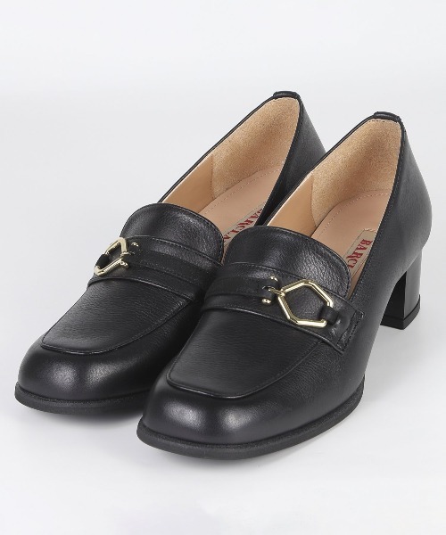 BARCLAY（バークレー）の「BARCLAY（バークレー）4.5cmヒールアップローファー（ローファー・レディース・ベージュ/チョコ/ブラック・22cm/23cm/22.5cm/24.5cm/24cm/23.5cm）」の2枚目の写真