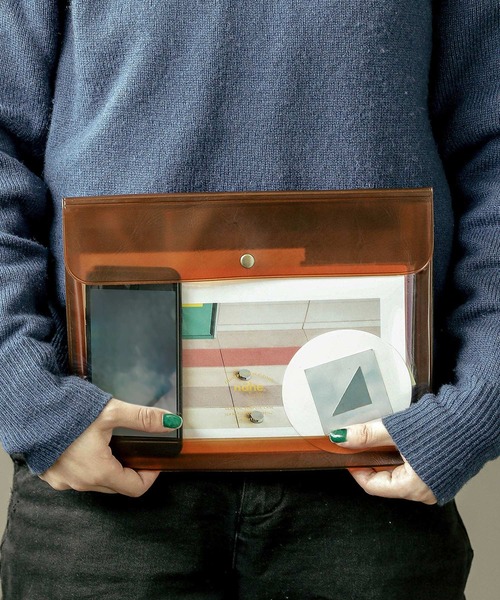 nahe ネーエ ジェネラルパーパスケース フラットポーチ スクエア