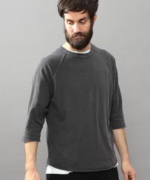 BEAUTY&YOUTH UNITED ARROWS | BY ∴ ピグメント カットオフ クォータースリーブ カットソー(Tシャツ/カットソー)