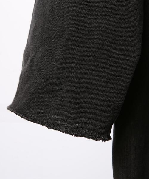 BEAUTY&YOUTH UNITED ARROWS（ビューティーアンドユースユナイテッドアローズ）の「BY ∴ ピグメント カットオフ クォータースリーブ カットソー◆（Tシャツ/カットソー・メンズ・オリーブ/ナチュラル/ダークグレー・LARGE/X-LARGE/MEDIUM/SMALL）」の18枚目の写真