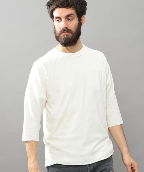 BEAUTY&YOUTH UNITED ARROWS（ビューティーアンドユースユナイテッドアローズ）の「BY ∴ ピグメント カットオフ クォータースリーブ カットソー◆（Tシャツ/カットソー・メンズ・オリーブ/ナチュラル/ダークグレー・LARGE/X-LARGE/MEDIUM/SMALL）」の10枚目の写真