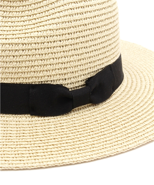ROPE' PICNIC（ロペピクニック）の「ブレード広円中折ハット（ハット・レディース・ベージュ/オフホワイト/ブラウン・FREE）」の6枚目の写真