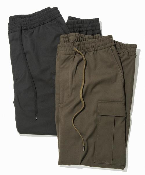 MONKEY TIME（モンキータイム）の「＜monkey time＞ ∴ TR ジョーゼット カーゴ ドロップジョガーパンツ◆（カーゴパンツ・メンズ・ブラック/オリーブ・MEDIUM/LARGE/SMALL/X-LARGE）」の6枚目の写真