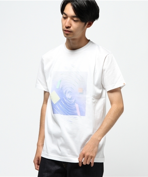 HEAD PORTER(ヘッドポーター)の「PUDDLE TEE(Tシャツ/カットソー・メンズ・ホワイト・SMALL/LARGE/MEDIUM/X-LARGE)」の2枚目の写真