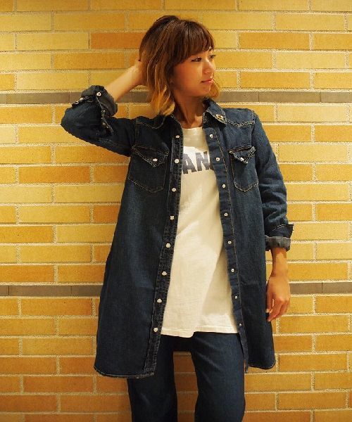 Remi Relief レミレリーフ の Remi Relief レミレリーフ 別注デニムshワンピース 504 ワンピース Wear