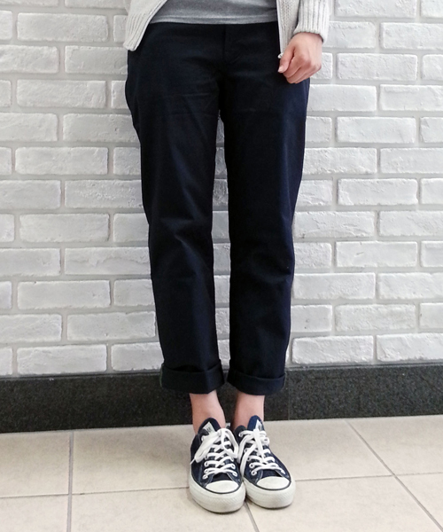 GREEN BOWL（グリーンボウル）の「GREEN BOWL 5Pocket Tapered Pants/グリーンボウルファイブポケットテーパードパンツ（その他パンツ・メンズ・ネイビー/ライトグレー・38/40）」の17枚目の写真