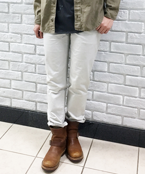 GREEN BOWL（グリーンボウル）の「GREEN BOWL 5Pocket Tapered Pants/グリーンボウルファイブポケットテーパードパンツ（その他パンツ・メンズ・ネイビー/ライトグレー・38/40）」の19枚目の写真