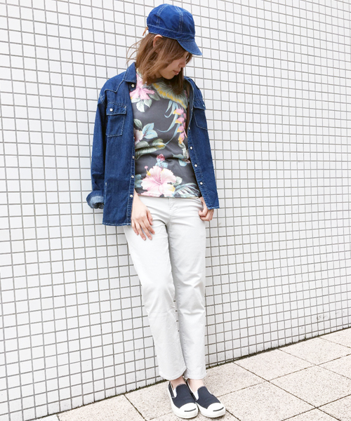 GREEN BOWL（グリーンボウル）の「GREEN BOWL 5Pocket Tapered Pants/グリーンボウルファイブポケットテーパードパンツ（その他パンツ・メンズ・ネイビー/ライトグレー・38/40）」の20枚目の写真