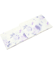 ボヌールセゾン浴衣セット　紫陽花　金魚 bonheur saisons 【浴衣・下駄セット】ボヌールセゾン「水彩風水