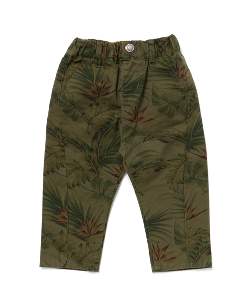 RUGGEDWORKS(ラゲッドワークス)の「ヤシ柄テーパードロングパンツ(その他パンツ・キッズ・カーキオリーブ/ベージュ/ネイビー・90cm/120cm/100cm/140cm/110cm/130cm/80cm)」の3枚目の写真
