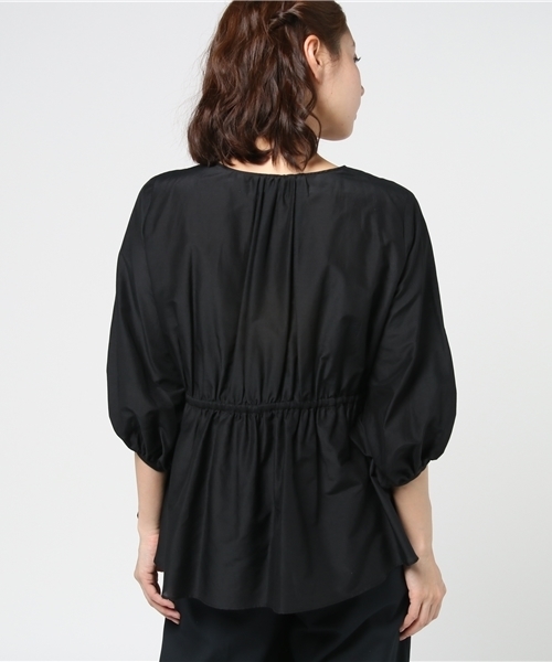 SHIPS（シップス）の「ぺプラムブラウス（シャツ/ブラウス・レディース・グリーン/ブラック・ONE SIZE）」の9枚目の写真