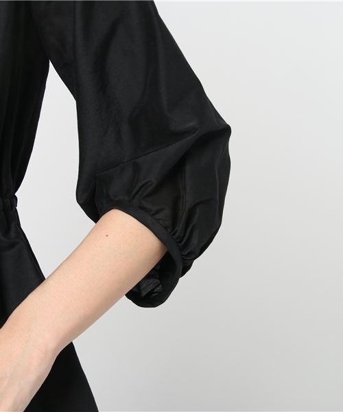 SHIPS（シップス）の「ぺプラムブラウス（シャツ/ブラウス・レディース・グリーン/ブラック・ONE SIZE）」の4枚目の写真