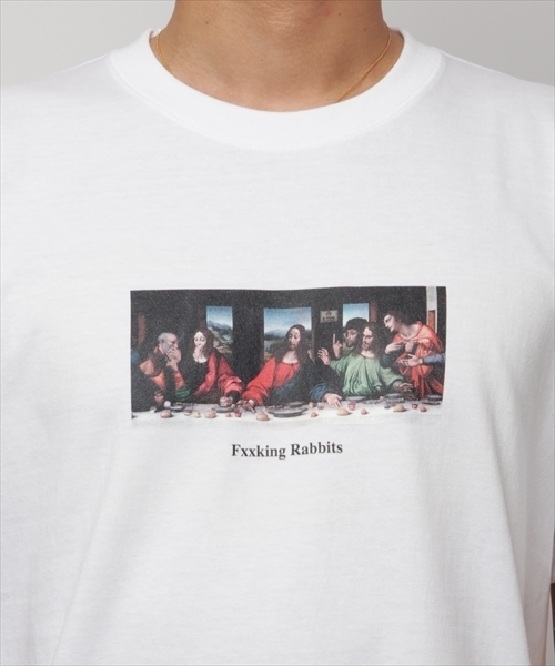 FR2（エフアールツー）の「Last Supper クルーネックTシャツ（Tシャツ/カットソー・メンズ・ブラック/ホワイト・M/L/S/XL）」の13枚目の写真