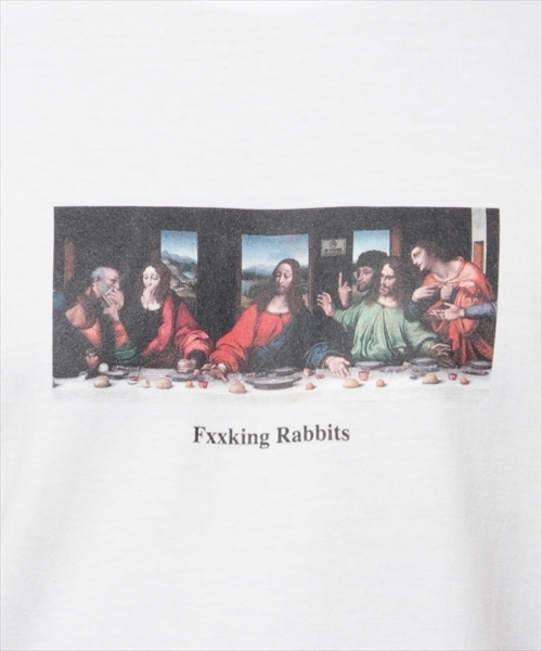 FR2（エフアールツー）の「Last Supper クルーネックTシャツ（Tシャツ/カットソー・メンズ・ブラック/ホワイト・M/L/S/XL）」の5枚目の写真