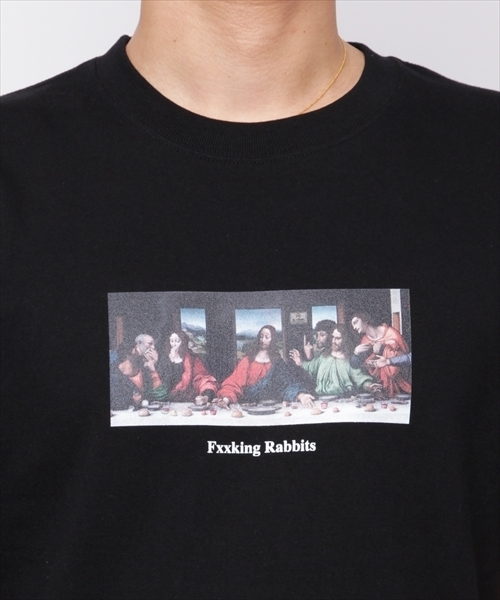 FR2（エフアールツー）の「Last Supper クルーネックTシャツ（Tシャツ/カットソー・メンズ・ブラック/ホワイト・M/L/S/XL）」の9枚目の写真
