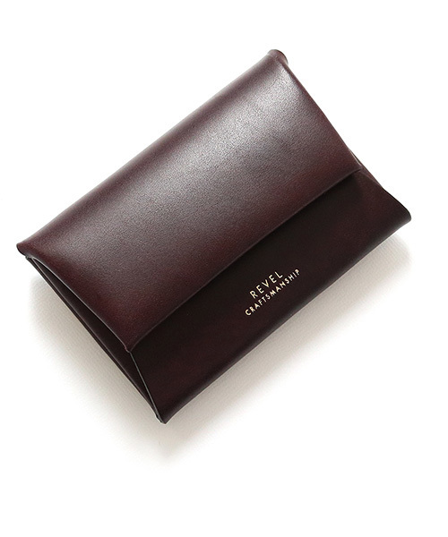 EST OILレザーコンパクト二つ折り財布 REVEL 財布 EST OILレザーコンパクト折り財布 メンズ レディース