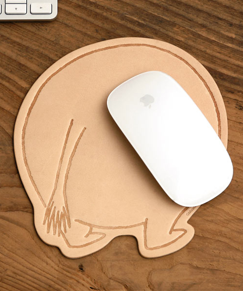 MOOMIN(ムーミン)の「MOOMIN ムーミン レザーマウスパッド(PCグッズ)」|その他