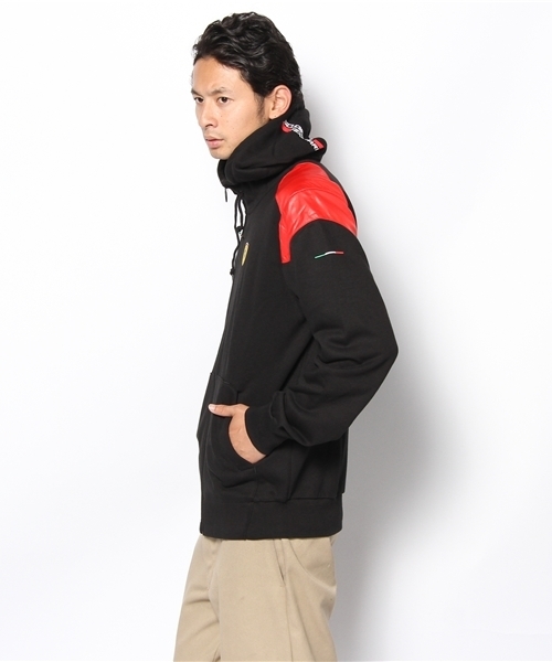 ☆PUMA×FERRARIプーマ×フェラーリ☆スウェットフーディージャケットL PUMA公式】メンズ フェラーリ チーム フーディ
