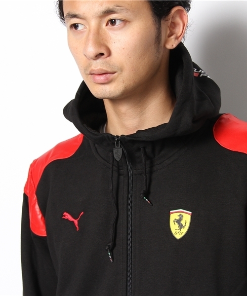 PUMA（プーマ）の「フーデッドスウェットジャケット