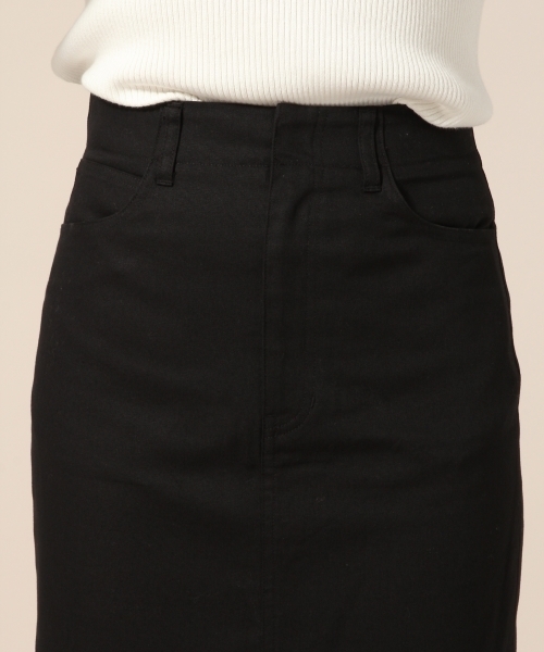 LOWRYS FARM（ローリーズファーム）の「オックスカラータイトスカート　783431 （スカート・レディース・ブラック/オレンジ/ライラック/ベージュ・MEDIUM/LARGE）」の7枚目の写真