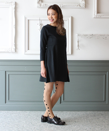 Ray BEAMS | □Ray BEAMS / 12W ポンチレザーカラーワンピース(ワンピース)