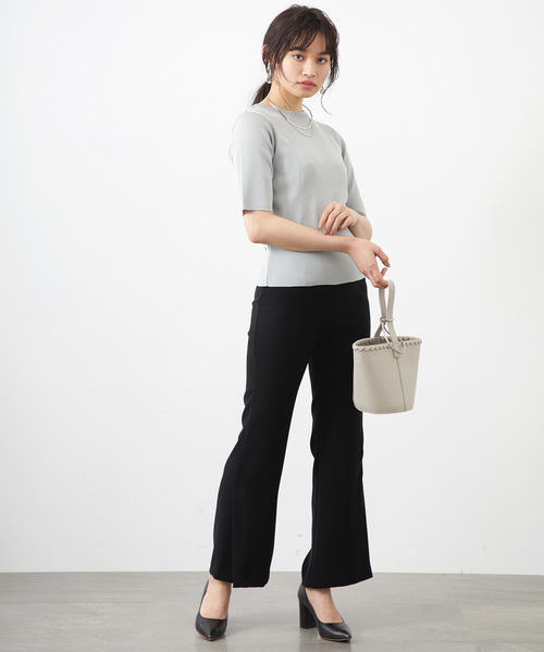 STUDIOUS（ステュディオス）の「ツイルフレアパンツ（その他パンツ・レディース・ブラック・1/0）」の20枚目の写真