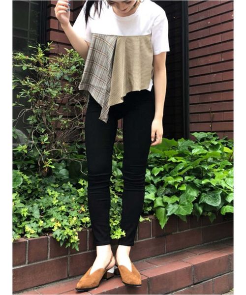 MURUA（ムルーア）の「ポインテッドバブーシュ（サンダル・レディース・ブラック/ダークグリーン/その他1/キャメル・35/36/37）」の8枚目の写真