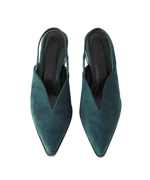 MURUA（ムルーア）の「ポインテッドバブーシュ（サンダル・レディース・ブラック/ダークグリーン/その他1/キャメル・35/36/37）」の19枚目の写真