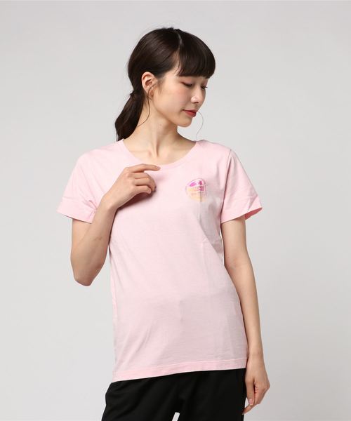 VONZIPPER（ボンジッパー）の「VONZIPPER レディース SUNSET DRIVE CROP TE Ｔシャツ（Tシャツ/カットソー・レディース・ホワイト/ライトブルー/ライトピンク・MEDIUM/LARGE）」の3枚目の写真