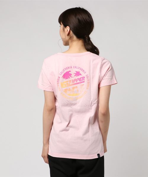 VONZIPPER（ボンジッパー）の「VONZIPPER レディース SUNSET DRIVE CROP TE Ｔシャツ（Tシャツ/カットソー・レディース・ホワイト/ライトブルー/ライトピンク・MEDIUM/LARGE）」の6枚目の写真