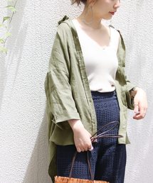 SLOBE IENA | フレンチリネンオーバーシャツ◆(シャツ/ブラウス)