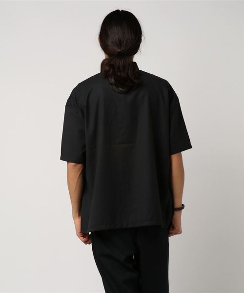 NOT CONVENTIONAL（ノットコンベンショナル）の「NOTCONVENTIONAL/china pullover（シャツ/ブラウス・メンズ・ブラック/ベージュ・FREE）」の4枚目の写真