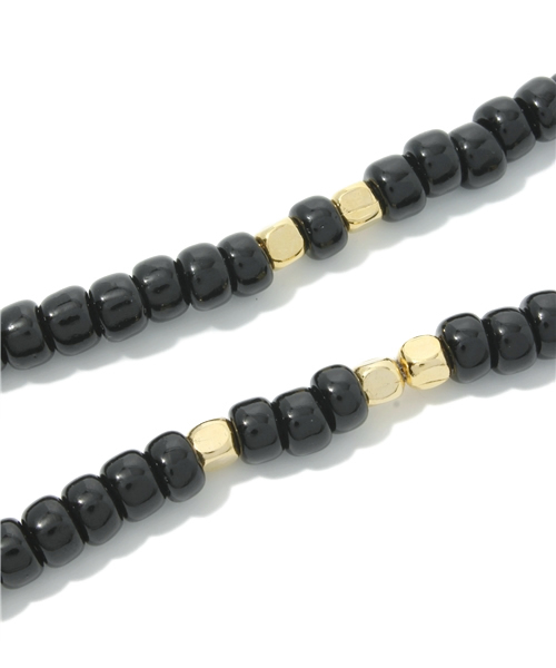 BEAUTY&YOUTH UNITED ARROWS（ビューティーアンドユースユナイテッドアローズ）の「MT ビーズ ネックレス MONO （LB）◆§4（ネックレス・メンズ・ホワイト/ブラック・フリー）」の4枚目の写真