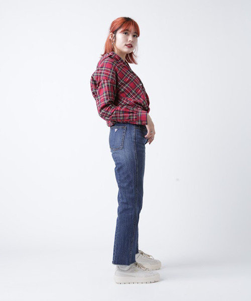 Guess(ゲス)の「GUESS×atmos LADIES DENIM PANTS EXCLUSIVE 【SP】(デニムパンツ・レディース・ブルー・SMALL/MEDIUM/LARGE)」の5枚目の写真