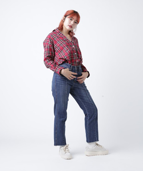 Guess(ゲス)の「GUESS×atmos LADIES DENIM PANTS EXCLUSIVE 【SP】(デニムパンツ・レディース・ブルー・SMALL/MEDIUM/LARGE)」の6枚目の写真