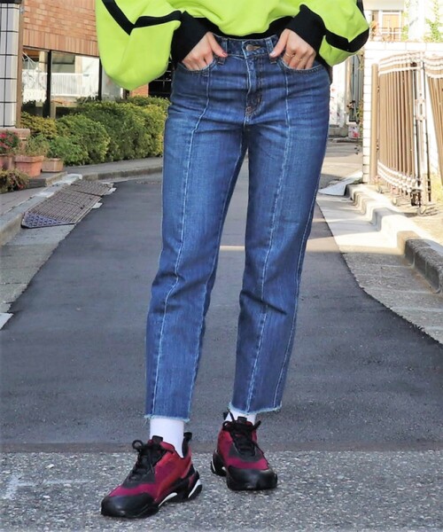 Guess(ゲス)の「GUESS×atmos LADIES DENIM PANTS EXCLUSIVE 【SP】(デニムパンツ・レディース・ブルー・SMALL/MEDIUM/LARGE)」の7枚目の写真
